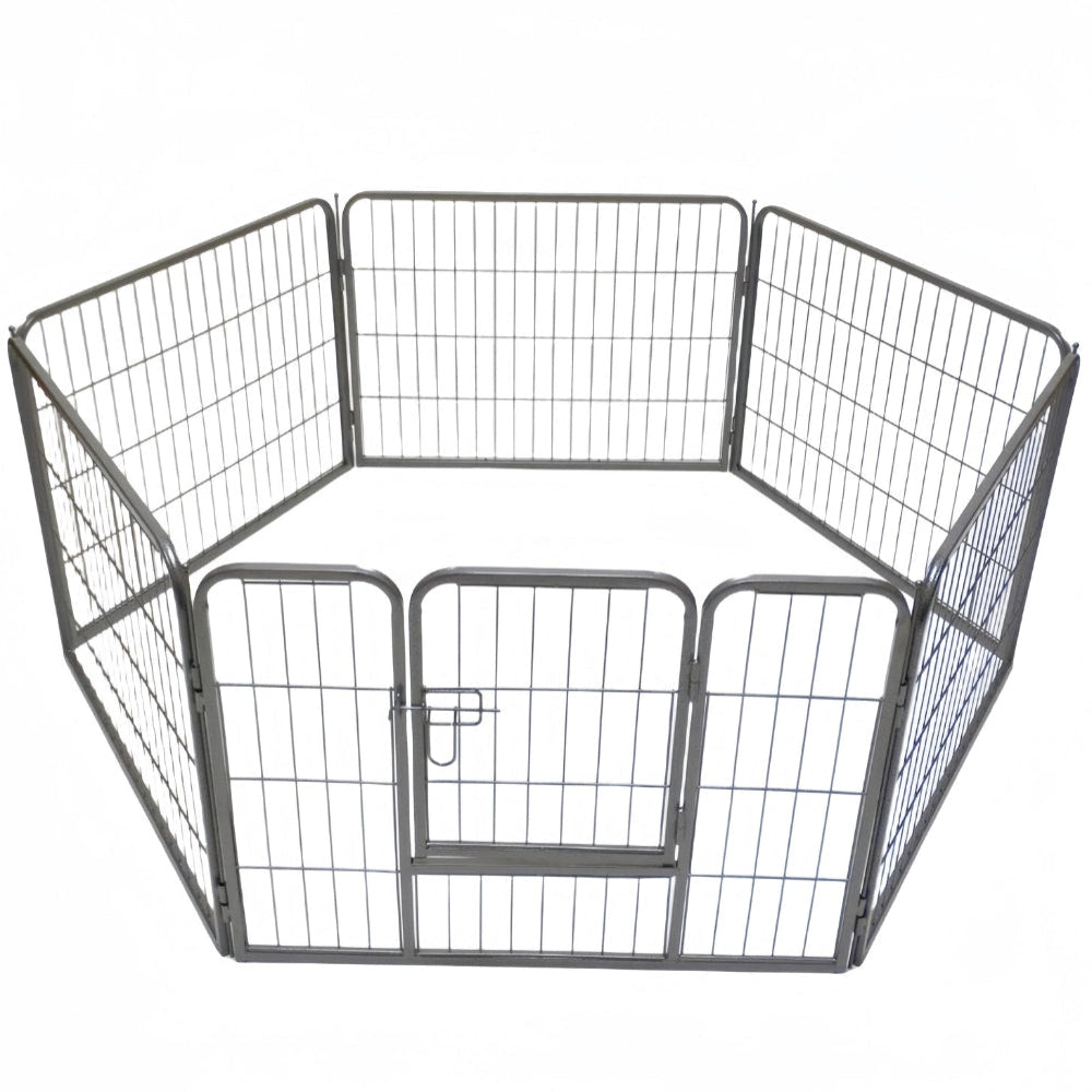 Yes4pets 6 Panel 60 Cm Heavy Duty Pet Dog Puppy Cat Rabbit Exercise Playpen Fence