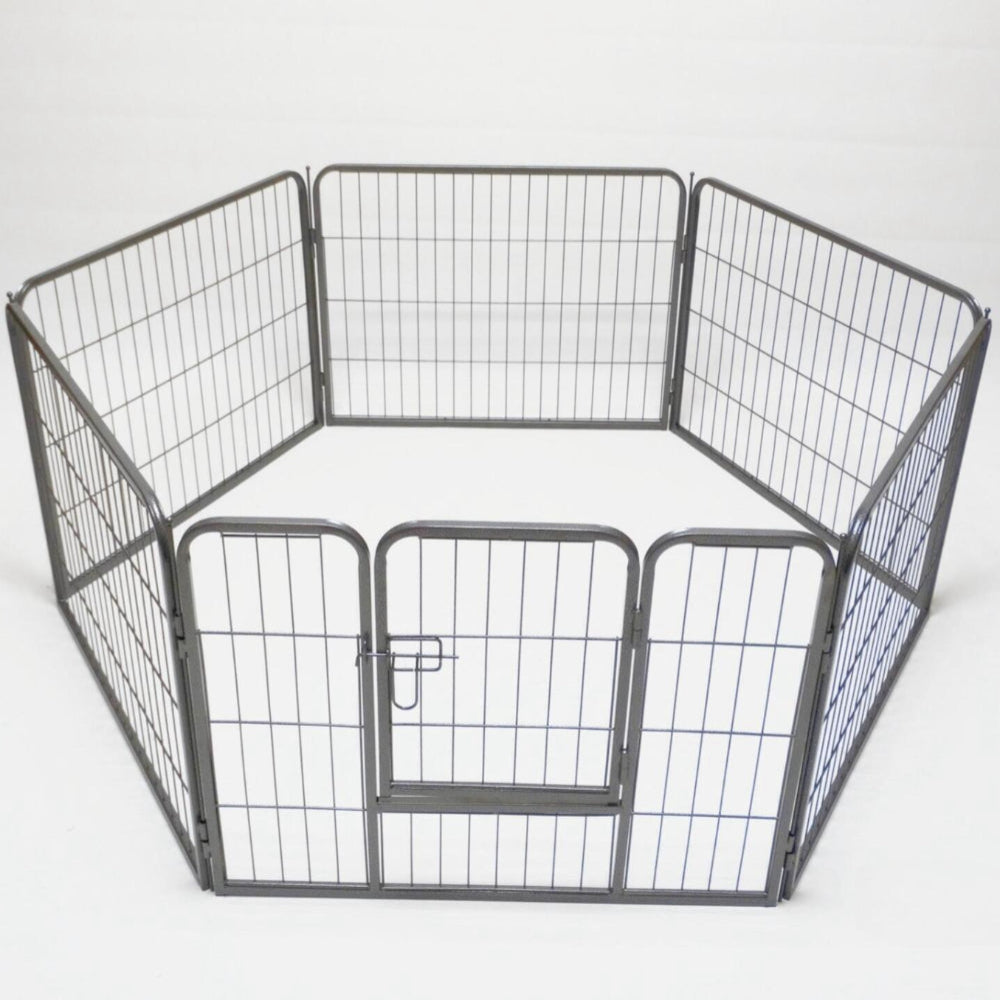 Yes4pets 6 Panel 60 Cm Heavy Duty Pet Dog Puppy Cat Rabbit Exercise Playpen Fence