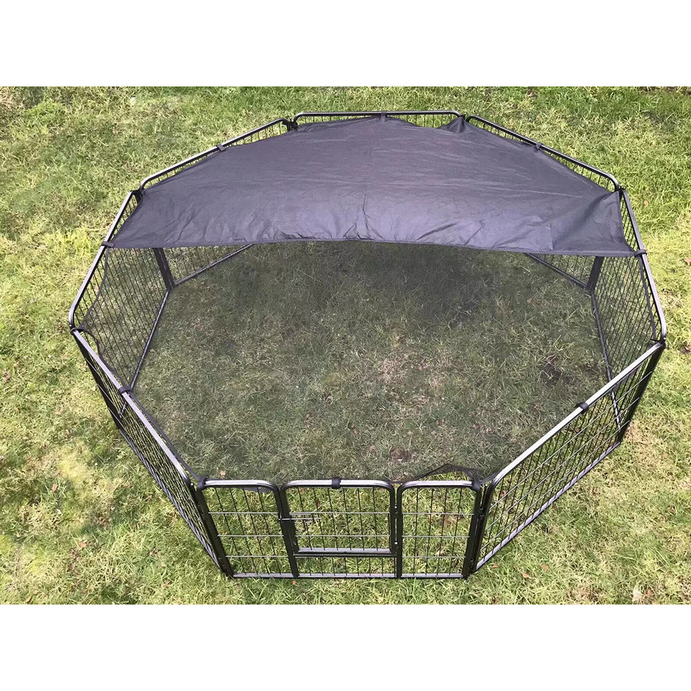 Yes4pets 60 Cm Heavy Duty Pet Dog Puppy Cat Rabbit Exercise Playpen Fence With Cover