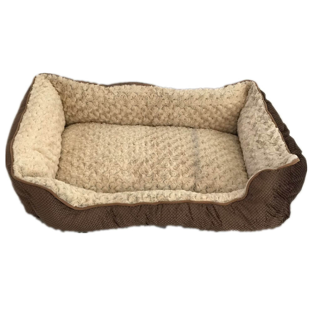 Large Washable Soft Pet Dog Cat Bed Cushion Mattress Brown