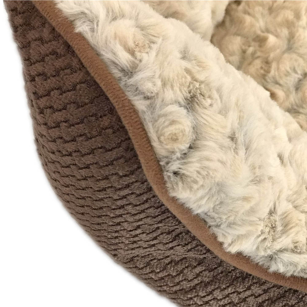 Large Washable Soft Pet Dog Cat Bed Cushion Mattress Brown