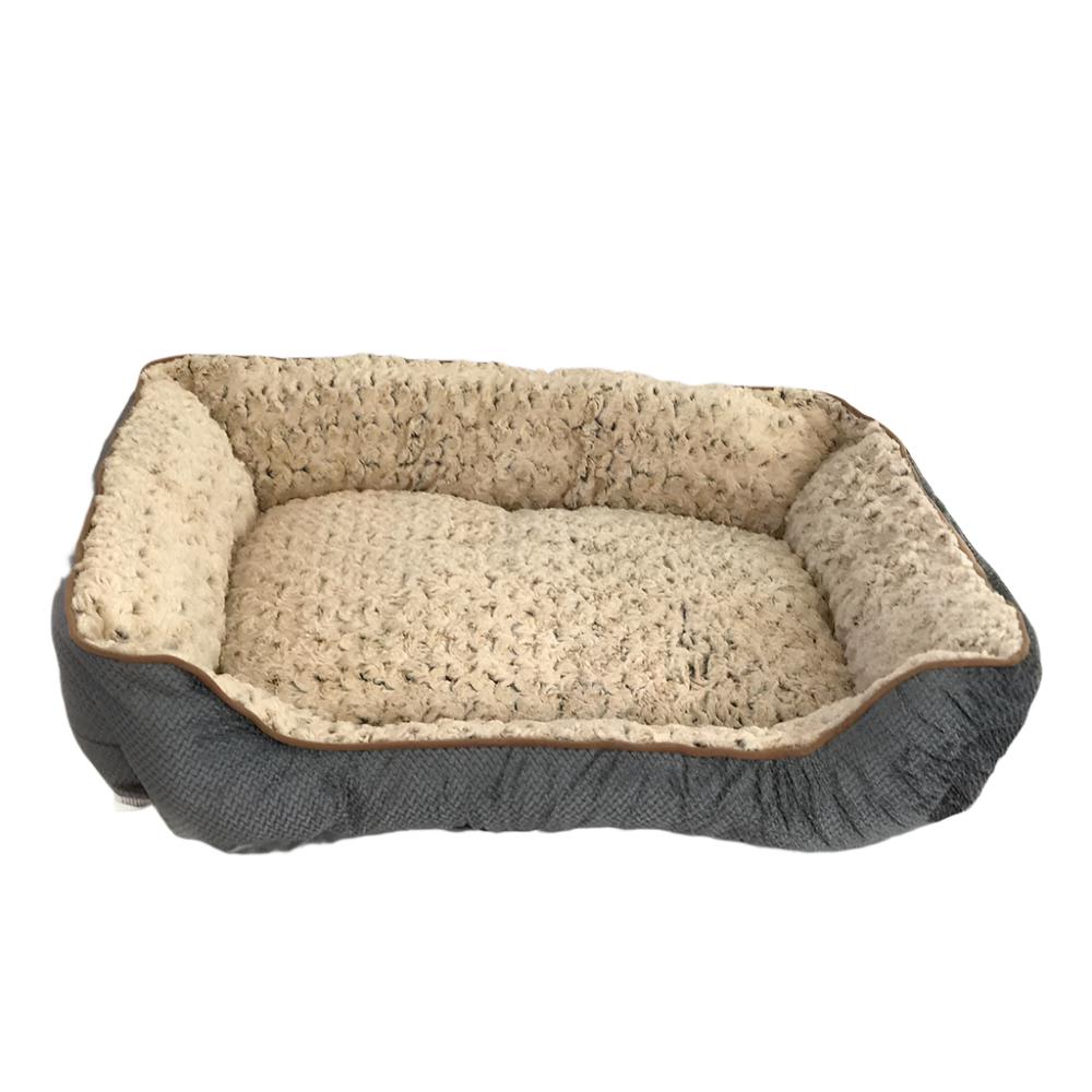 Large Washable Soft Pet Dog Cat Bed Cushion Mattress Grey