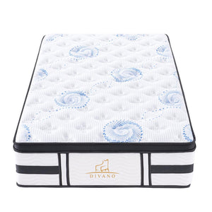 Majestic Rest King Single Size 7 Zones Luxury Premium Firm Pocket Spring 34Cm Mattress