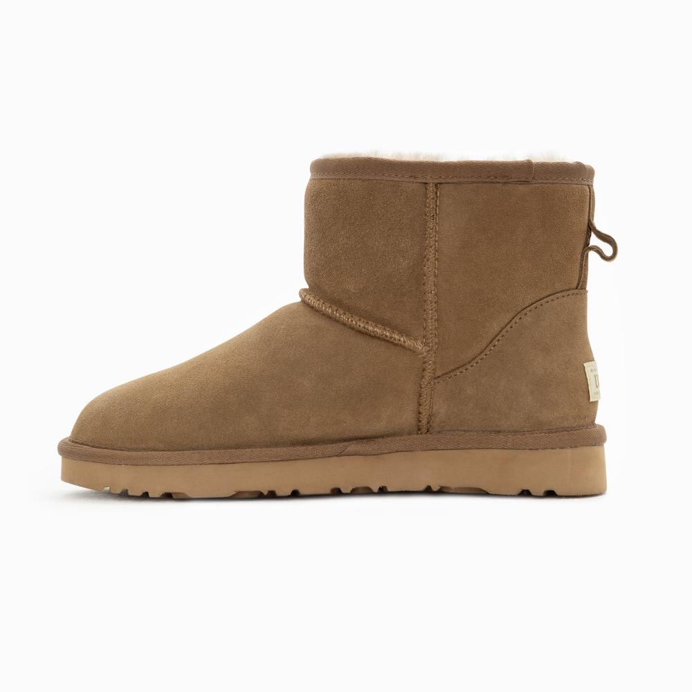 House Of Dasein Ugg Boots Genuine Australian Sheepskin Unisex Mini Classic Suede Olive Eu37