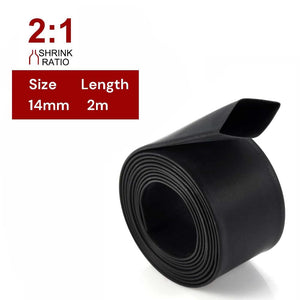 2M Polyolefin Shrink Tube 9/16" (14Mm) 2:1 Ratio Heat Tubing Sleeving Wrap Shrinking