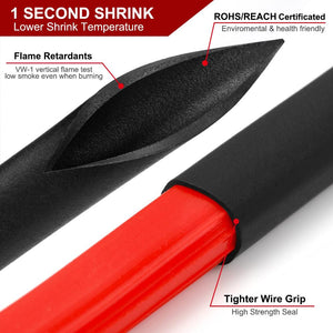 2M Polyolefin Shrink Tube 9/16" (14Mm) 2:1 Ratio Heat Tubing Sleeving Wrap Shrinking