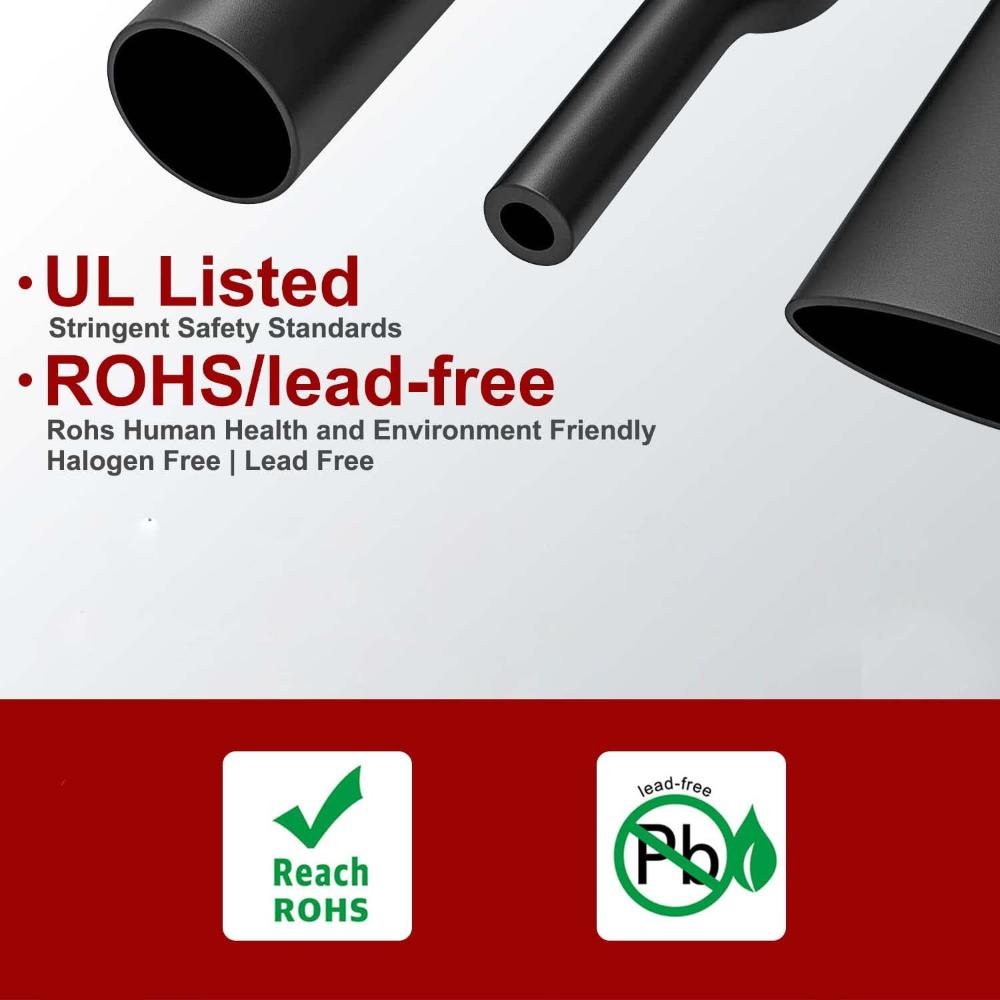 2M Polyolefin Shrink Tube 9/16" (14Mm) 2:1 Ratio Heat Tubing Sleeving Wrap Shrinking