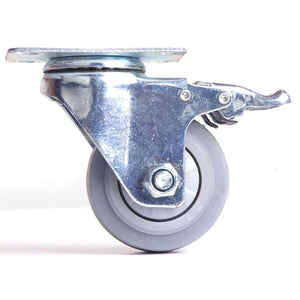 3 Inch Heavy Duty Caster Wheels Swivel With Brake Locking Casters Castor Cart Furniture Workbench