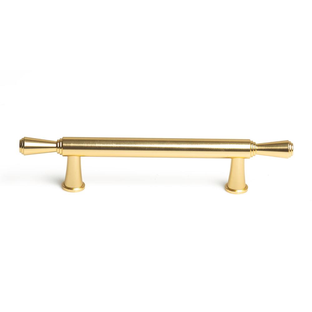 Gold Zinc Kitchen Cabinet Handles Drawer Bar Pull 96Mm