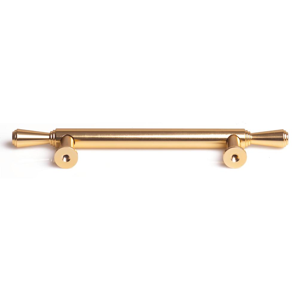 Gold Zinc Kitchen Cabinet Handles Drawer Bar Pull 96Mm