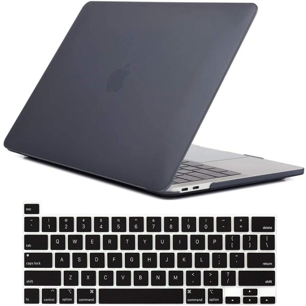 Macbook Pro 16 Inch 2020 Release A2141 Matte Shell Case Keyboard Cover Touch Bar Clear