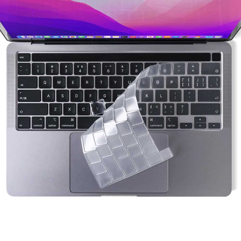 Keyboard Cover Skin For Macbook Pro 13 16 A2338 A2289 A2251 A2141 M1 M2 2020 To 2023 Clear