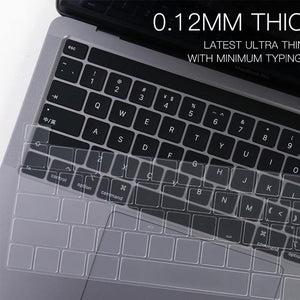 Keyboard Cover Skin For Macbook Pro 13 16 A2338 A2289 A2251 A2141 M1 M2 2020 To 2023 Clear