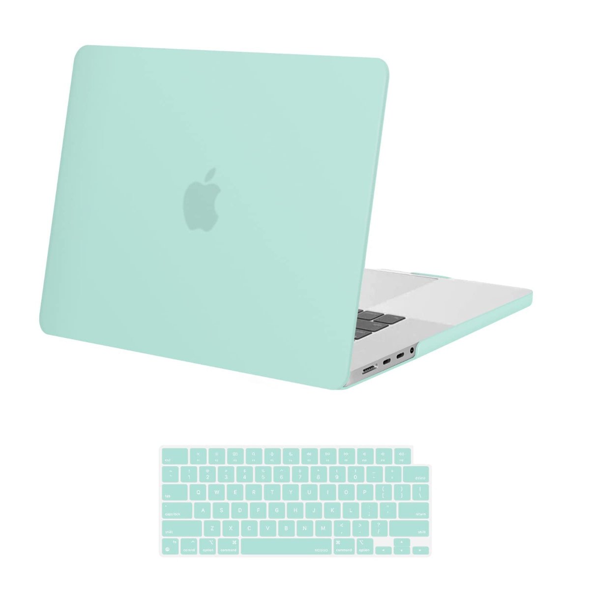 Suitable For Macbook Pro 16 Inch Case 2023 2022 2021 M2 A2780 A2485 M1 Pro/Max Hard Shell Keyboard Cover Green