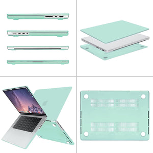 Suitable For Macbook Pro 16 Inch Case 2023 2022 2021 M2 A2780 A2485 M1 Pro/Max Hard Shell Keyboard Cover Green