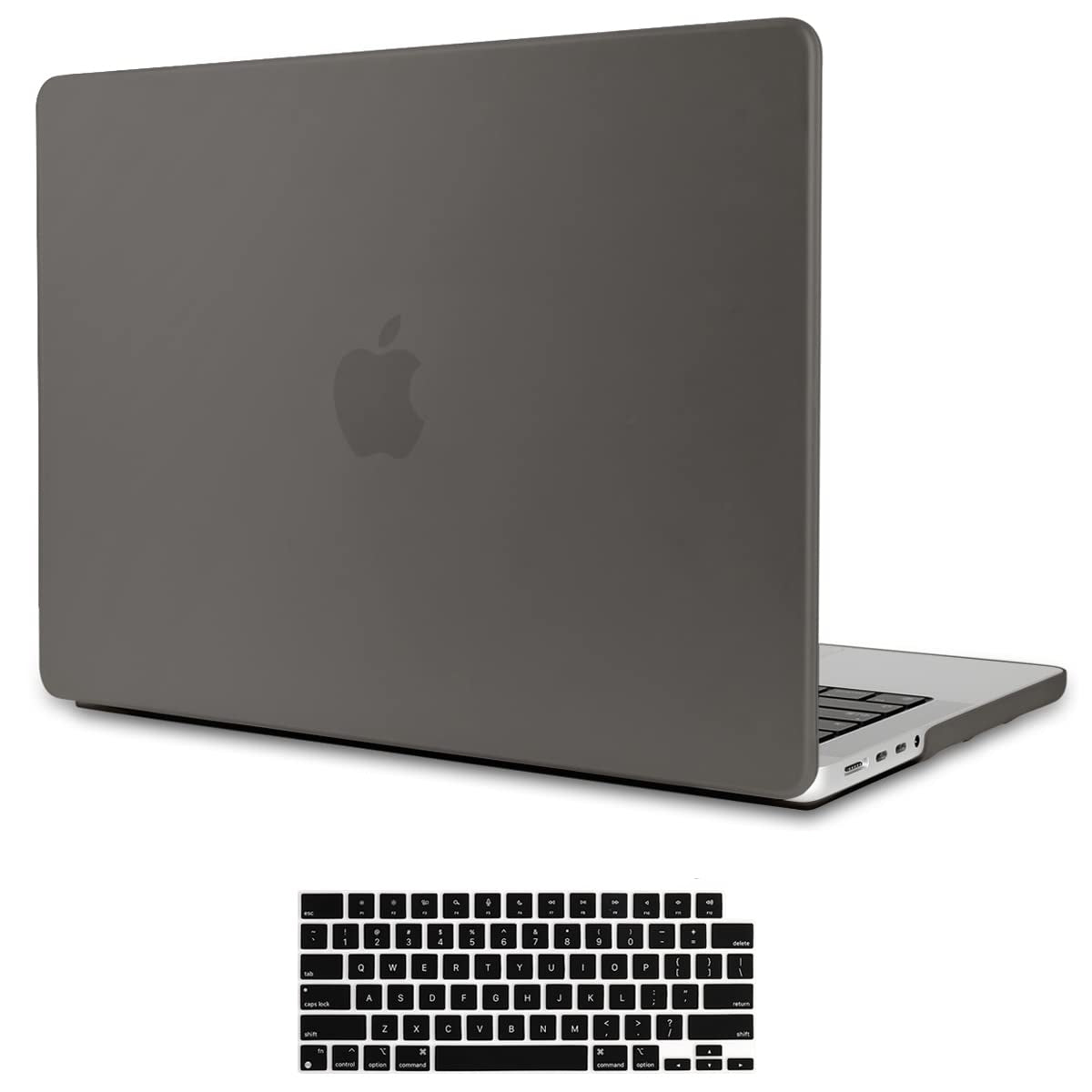 Suitable For Macbook Pro 16 Inch Case 2023 2022 2021 M2 A2780 A2485 M1 Pro/Max Hard Shell Keyboard Cover Grey