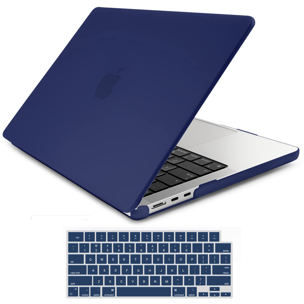 Suitable For 2023 2022 Macbook Air 13 Inch Case M2 Model A2681 Hard Shell Keyboard Cover Blue