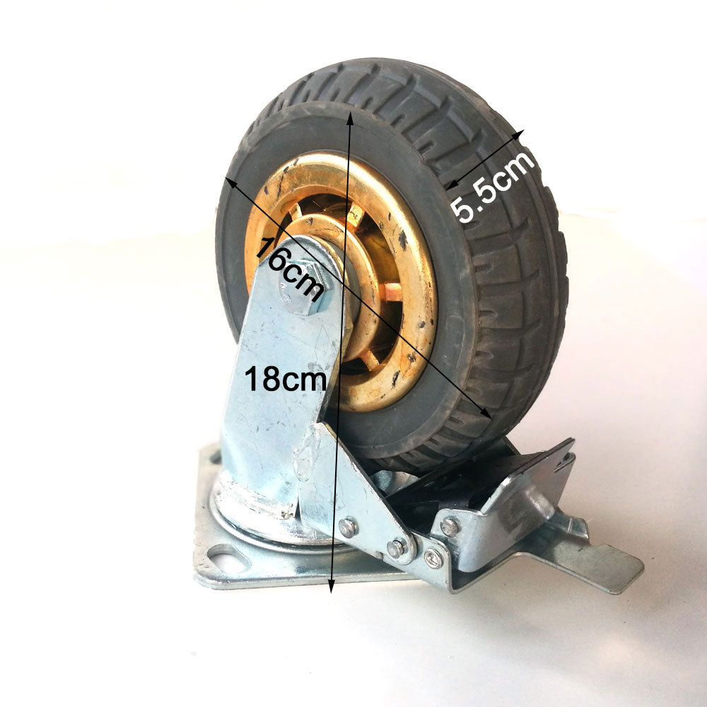 6" 150Mm Heavy Duty Swivel Caster Wheels Castor 250Kg Trolley