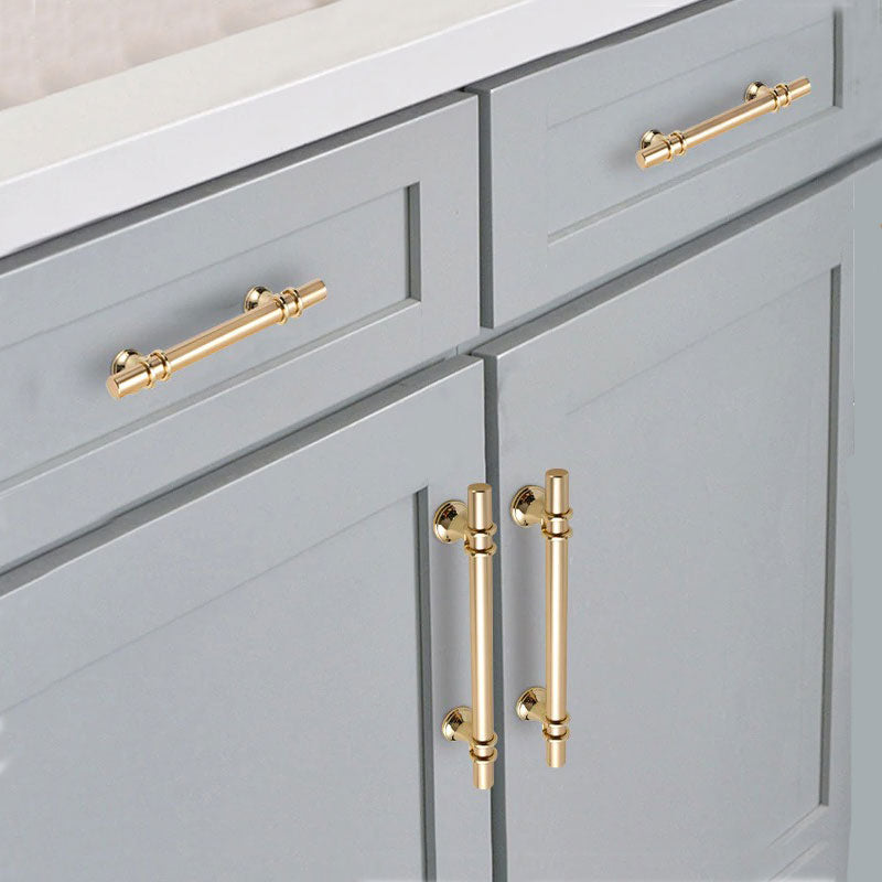 Luxury Design Kitchen Cabinet Handles Drawer Bar Pull Gold T