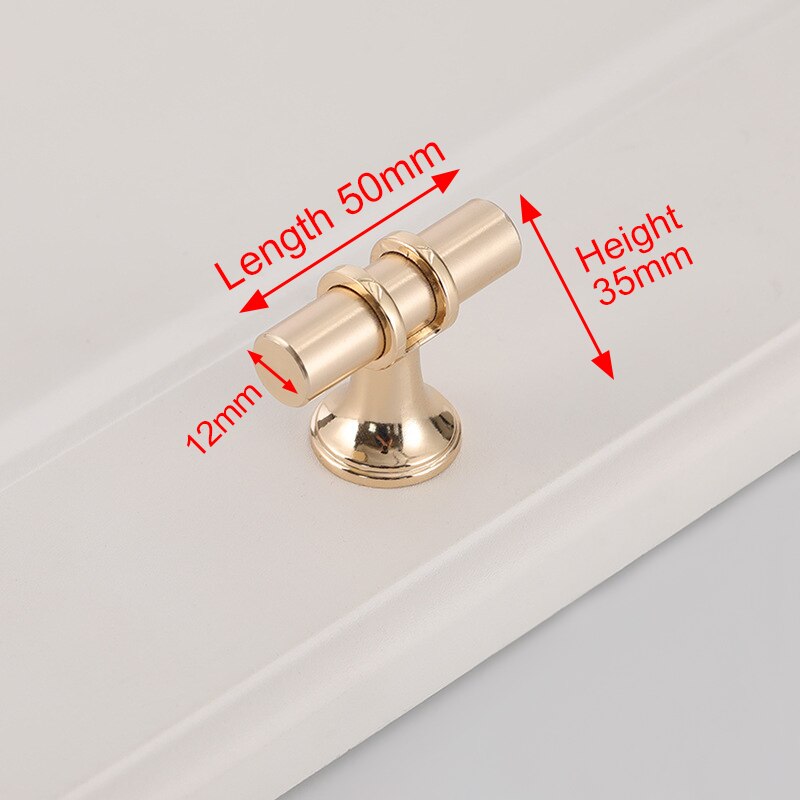 Luxury Design Kitchen Cabinet Handles Drawer Bar Pull Gold T