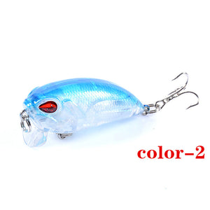 6X Popper Crank 5.1Cm Fishing Lure Lures Surface Tackle Fresh Saltwater