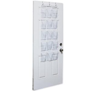 15 Pockets Over The Door Rack Hanging Kitchen Organizer Pantry Shoe Storage