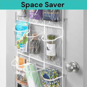15 Pockets Over The Door Rack Hanging Kitchen Organizer Pantry Shoe Storage