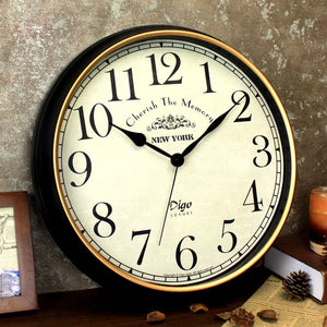 Wall Clock Large 41Cm Silent Home Decor Retro For Living Room Kitchen Office