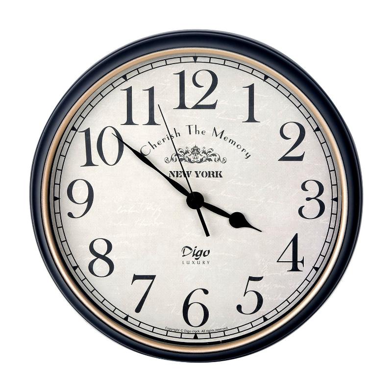 Wall Clock Large 41Cm Silent Home Decor Retro For Living Room Kitchen Office