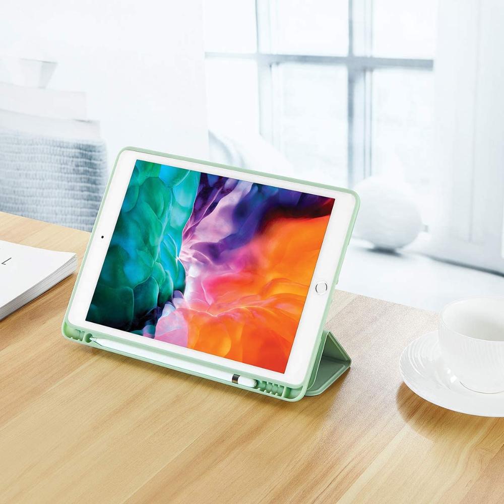 Ipad 10.2 2019 7Th Pencil Holder Slim Smart Tpu Soft Case