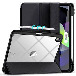 Ipad 10Th Case 10.9 Inch 2022 With Pencil Holder Smart Clear Soft Tpu Auto Wake Sleep