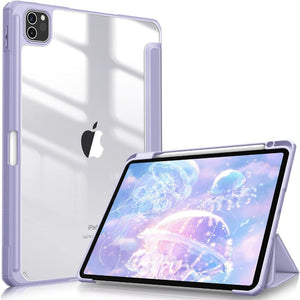 Ipad Pro 11 Inch 2020 2022 Soft Tpu Smart Premium Case Auto Sleep Wake Stand Clear Cover Pencil Holder