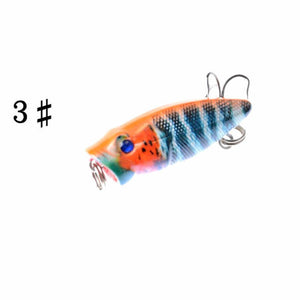 6X 3.5Cm Popper Poppers Fishing Lure Lures Surface Tackle Fresh Saltwater