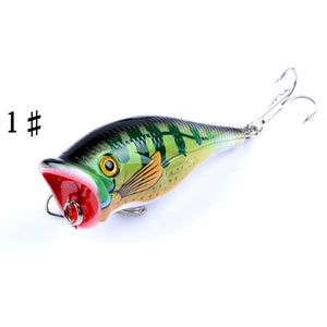 4X 6.5Cm Popper Poppers Fishing Lure Lures Surface Tackle Fresh Saltwater