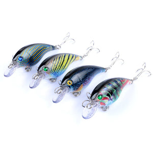 4X 7.5Cm Popper Crank Bait Fishing Lure Lures Surface Tackle Saltwater