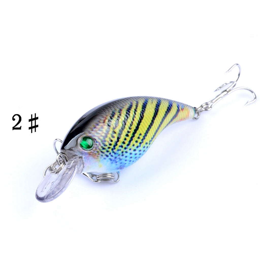 4X 7.5Cm Popper Crank Bait Fishing Lure Lures Surface Tackle Saltwater