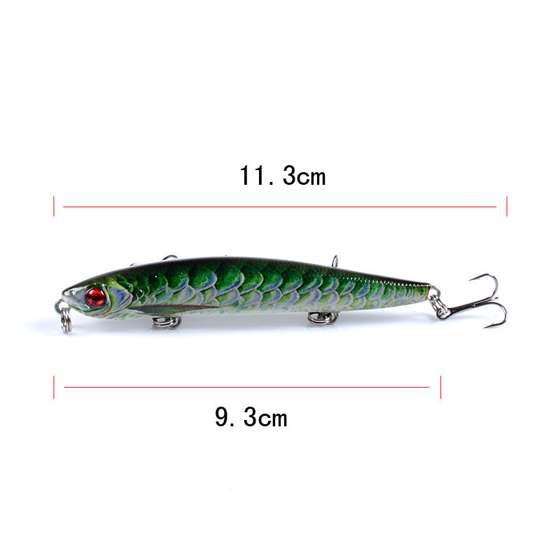 6X Popper Poppers 9.3Cm Fishing Lure Lures Surface Tackle Fresh Saltwater
