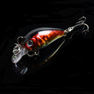 6X 4.5Cm Popper Crank Bait Fishing Lure Lures Surface Tackle Saltwater