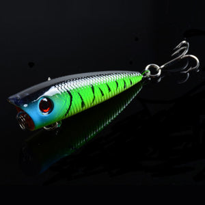 5X 6Cm Popper Poppers Fishing Lure Lures Surface Tackle Fresh Saltwater