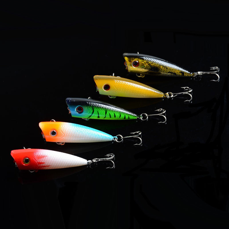 5X 6Cm Popper Poppers Fishing Lure Lures Surface Tackle Fresh Saltwater