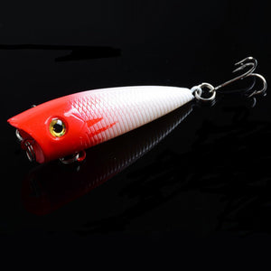 5X 6Cm Popper Poppers Fishing Lure Lures Surface Tackle Fresh Saltwater