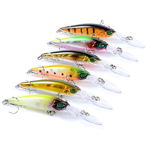 6X Popper Minnow 9.4Cm Fishing Lure Lures Surface Tackle Fresh Saltwater