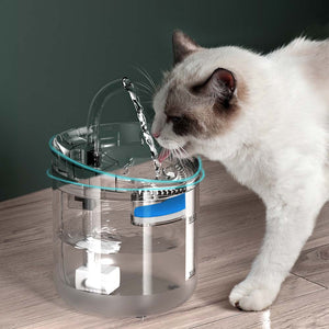 Cat Dog Water Fountain Pet Dispenser 1.8L Automatic Drinking For Cats Kitty Indoor