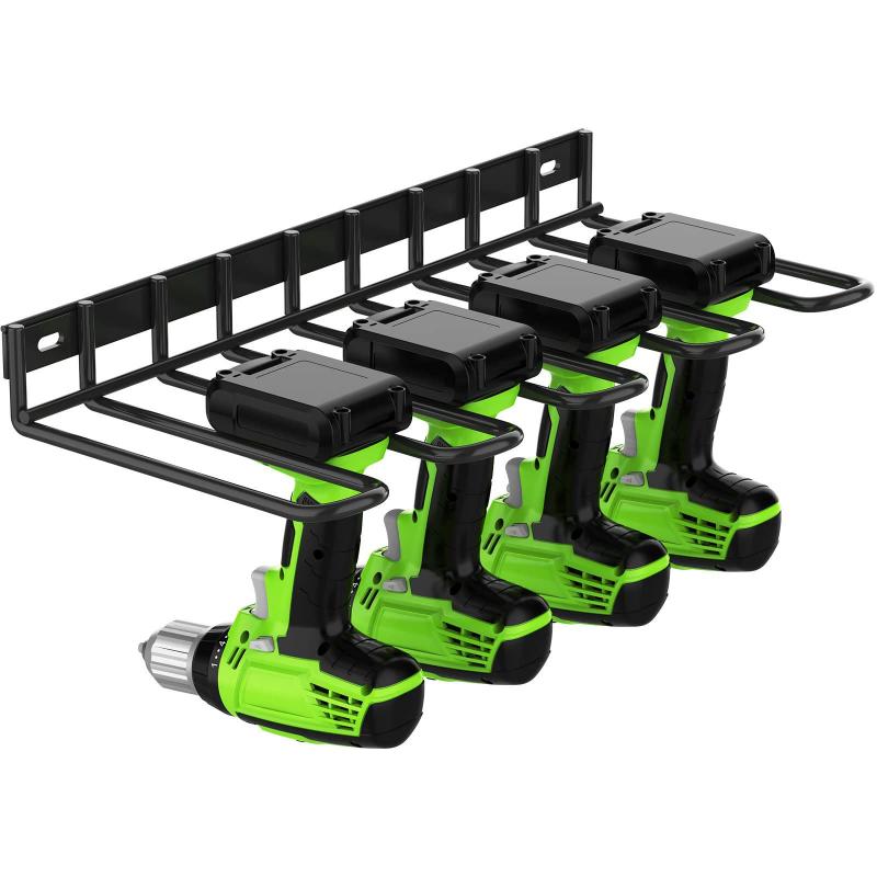 Power Tool Tools Organizer Drill Holder Wall Mount Rack Garage Storage