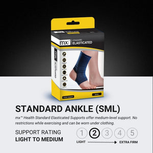 Mx Health Standard Elasticated Ankle Support Extra Large
