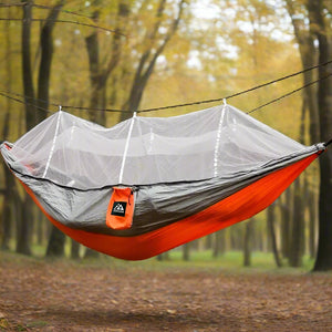 Terran Camping Hammock With Mosquito Net Orange