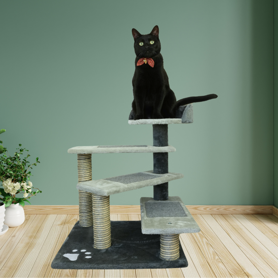 Petwiz Multi Level Pawpal Scratching Post Cat Tree