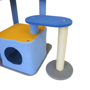 Petwiz Kitykat Playland Cat Tree Scratching Post Pole