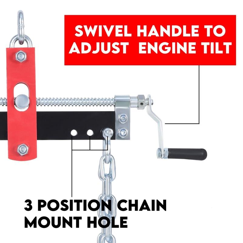 Engine Leveler Balancer 907Kg Load Shop Crane Hoist Chain Lift Loading Leveller