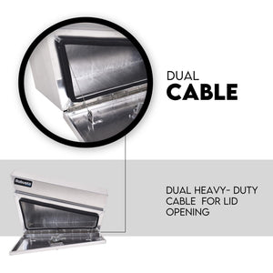 Under Tray Tool Box Underbody Pair Set 750Mm Aluminium